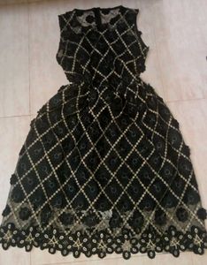 Black Lace Sheath Dress