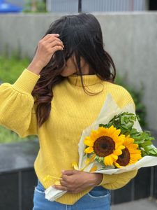 Cozy Yellow Turtleneck Sweater