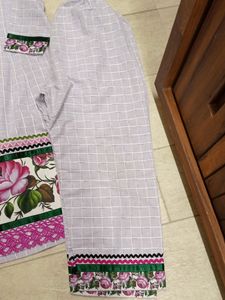 Collar Top Bottom Set Purple