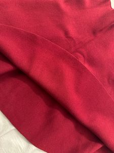 Red Flare Skirt