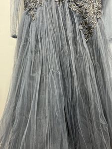 Net Embroidery Fancy Gown