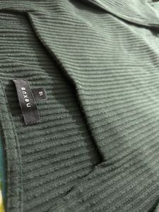 Nexus Plus Size Green Ribbed Top