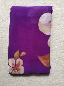Beautiful Floral Print Saree
