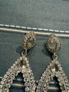 Elegant Crystal Teardrop Earrings