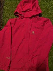 Bright Red Gore-Tex Hooded Jacket