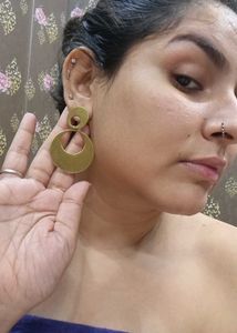 Gold Tone Hoop Earrings