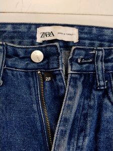Straight Cut Denim Jeans