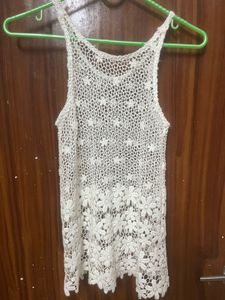 Boho Crochet Floral Tank Top