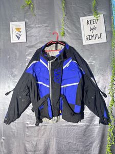 Men's Blue &amp; Black Racing Jacket