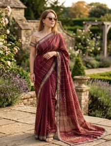 Kota Saree with Sequin Border
