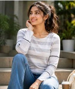 Striped Long Sleeve Top