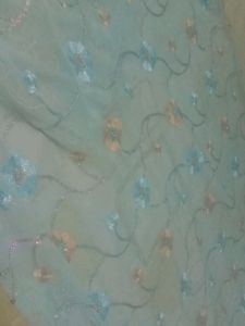 Sea Blue Coloured Dupatta For Women