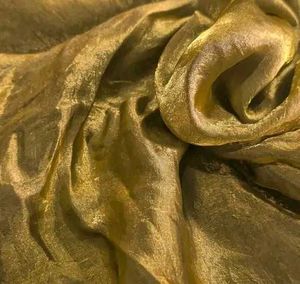 Shimmering chiffon fendi satin Fabric
