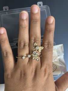 Charming Heart &amp; Butterfly Earrings Set