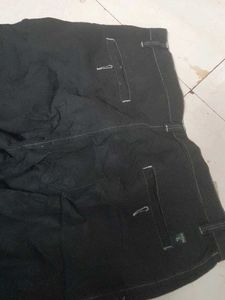 black Straight Pant