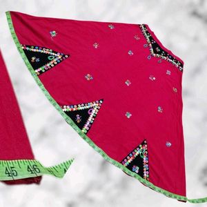Embroidered Bohemian Skirt