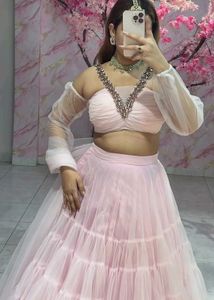 Elegant Pink Lehenga Choli Set