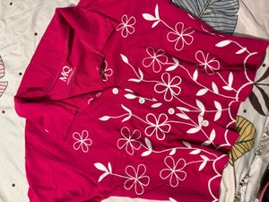Vibrant Pink Floral top