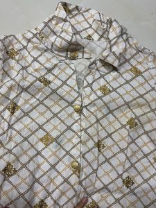 collar kurta stitched piece