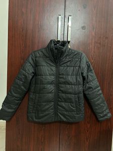 People Black Puffer Jacket | Size S