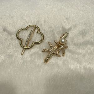 Chic Hair Clips - Starfish &amp; Cloud Design