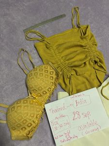 Bra&amp; crop top32-34