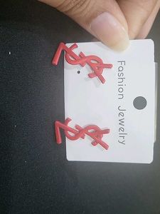 Red YSL Inspired Earrings