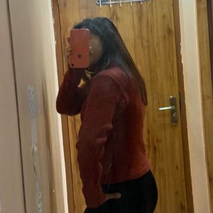 Stylish Knit Turtleneck Sweater - USA Product