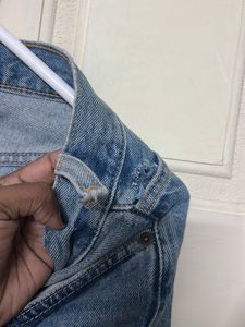 Vintage Wash Button Fly Jeans