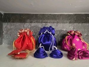 Set of 3 Ethnic Potli Bags