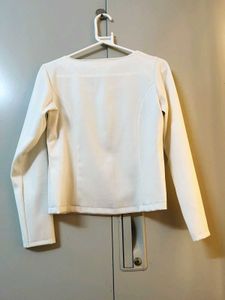 Elegant White Long Sleeve Top