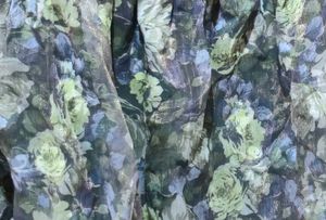 shimmer off-shoulder floral top