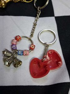 Friendship &amp; Heart Keychains