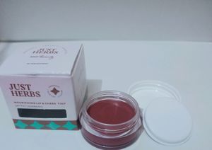 JUST HERBS LIP & CHEEK TINT - MAHOGANY