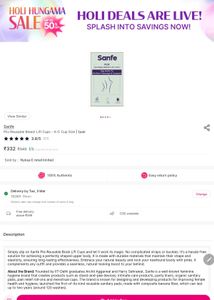 Sanfe Flix Reusable Breast Lift Cups NEW