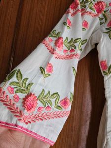 Floral Embroidered patiala suit set