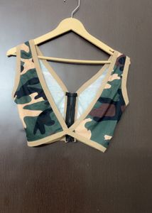 Camo Joggers with Top