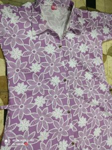 Chic Floral Print Kurta