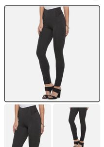 Women's High-Waisted Dark Grey Leggings