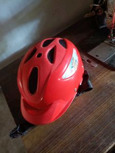 Kids Red Bike Helmet