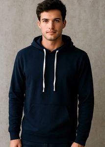 🔥 Navy Blue Casual Hoodie | Unisex | Streetwear V