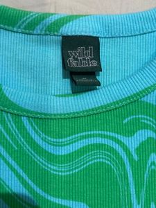 Swirl Print T-Shirt (M)