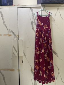 Long Dark Pink Gown