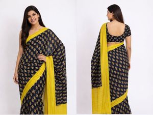 Elegant Printed Saree Pure cotton