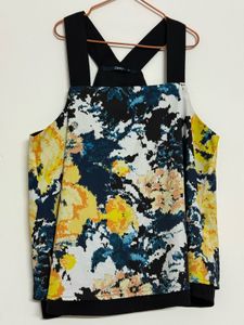Colorful Abstract Print Tank Top