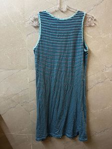 Blue Striped Cotton Nightie