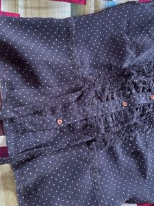 Chic Polka Dot Ruffled Blouse
