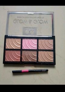 Glow Highlighting Palette with free kajal🎁