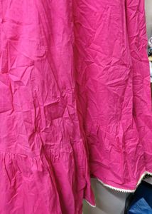Vibrant Pink Sleeveless Dress