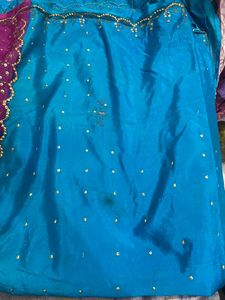 Only Rs499 Blue Magenta Colour Saree